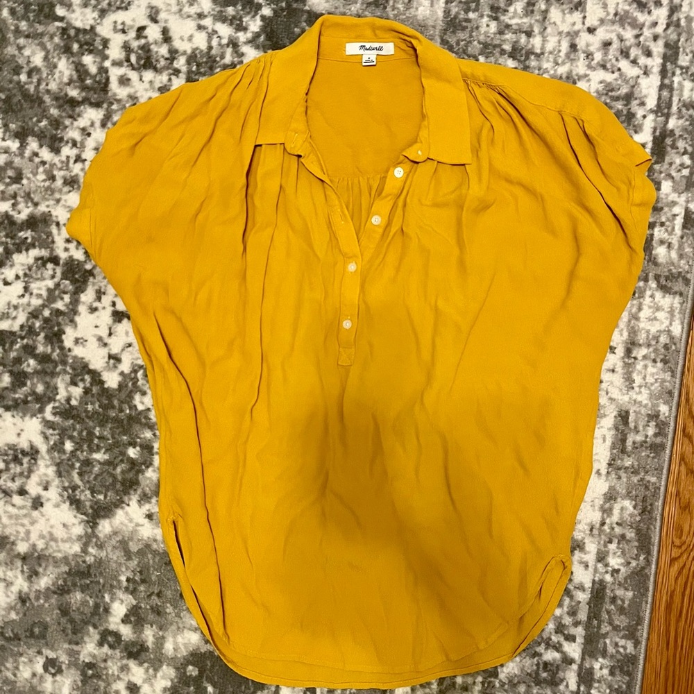 Madewell popover blouse size M